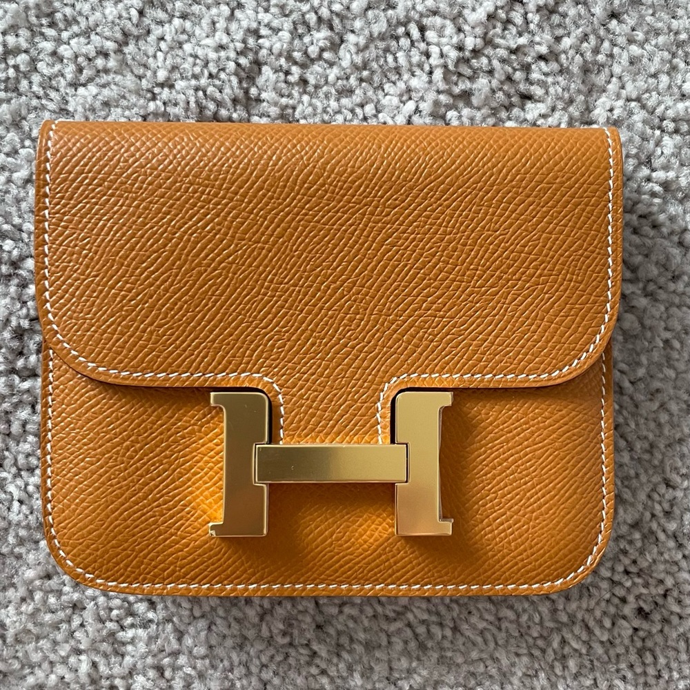 Hermes Constance slim wallet